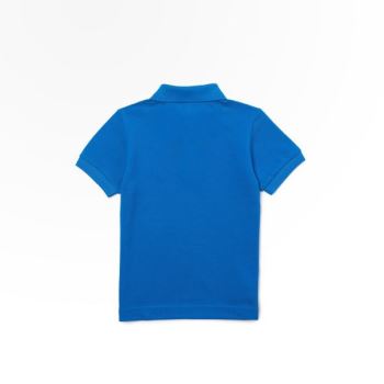 Lacoste Fun Crocodiles Cotton Piqué Polo Dětské - Polo Blankyt | CZ-0zHiUU